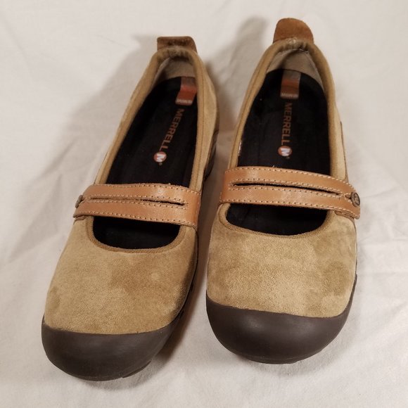 Merrell Shoes - Merrell Plaza Bandeau Mary Jane Suede Lather 7.5